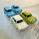 Sedans in all 3 colors available plus a blue wagon.